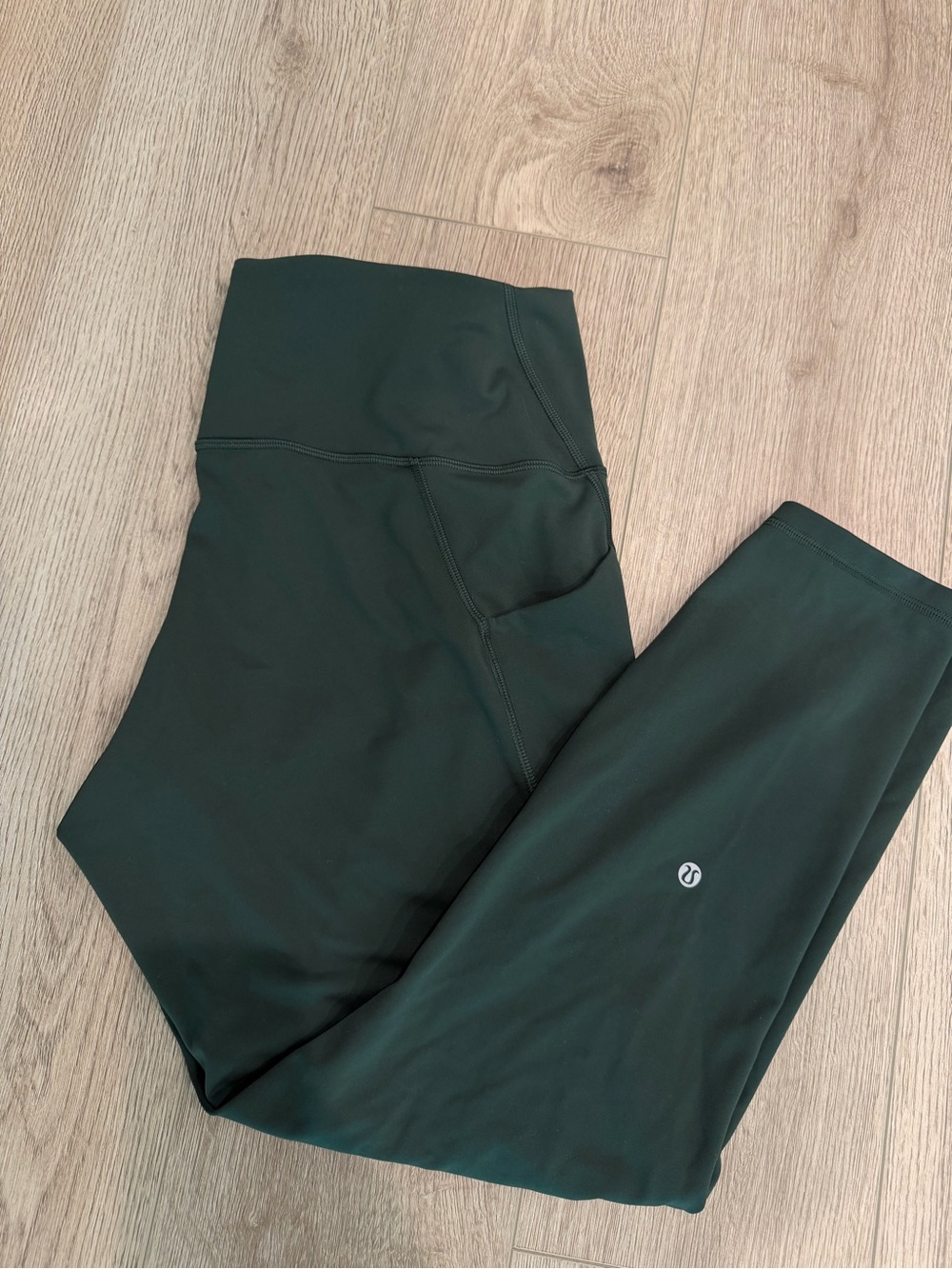 Lululemon Wunder Train High-Rise Leggings with Pockets 25”- Legacy Green